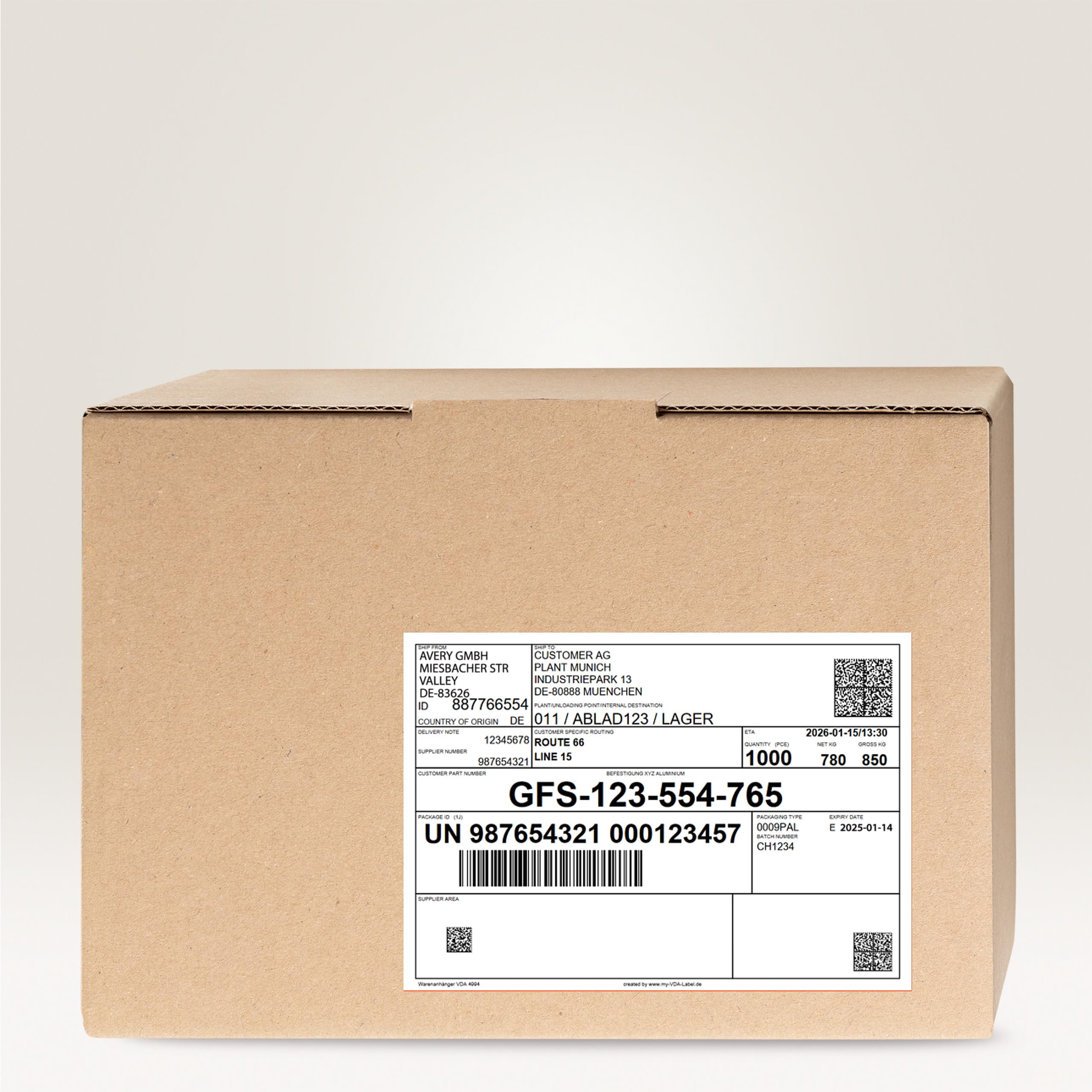 AVERY Zweckform 8025 etykiet wysyłkowych (1200 etykiet samoprzylepnych A6, 105 x 148 mm na A4, naklejki wysyłkowe do Hermes, DHL, GLS, DPD, UPS, Fedex, samoprzylepne etykiety adresowe, 3483), 300