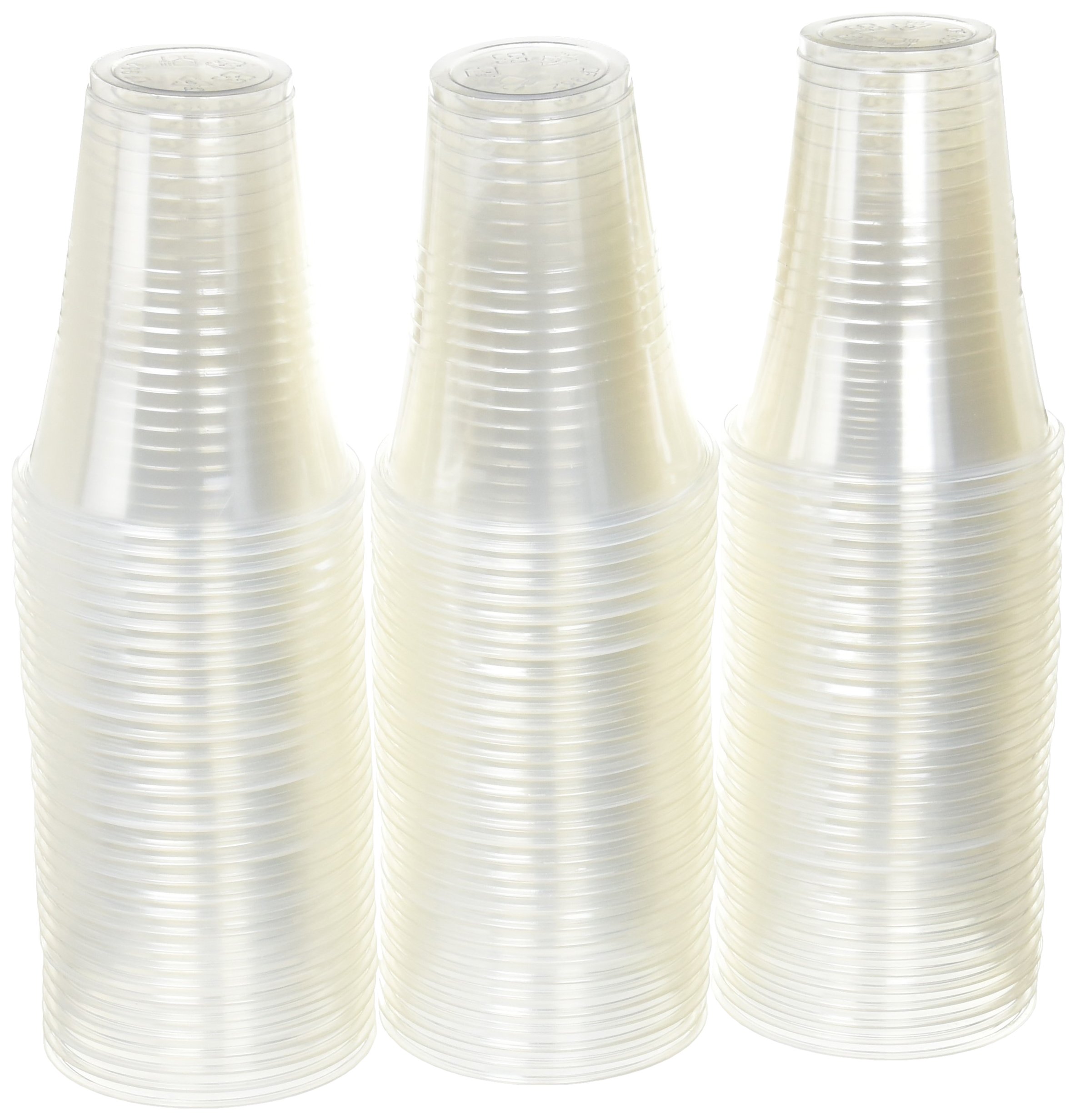 Amazon｜【miyaco】95Φ プラスチックカップ400ml 100個｜使い捨て 