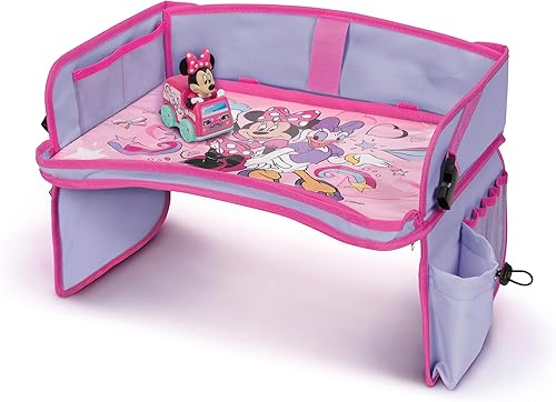 Miniatura 6 de Minnie Mouse Bandeja de viaje para niños, bandeja de asiento de automóvil para viajes, bandejas de automóvil para niños, artículos esenciales y