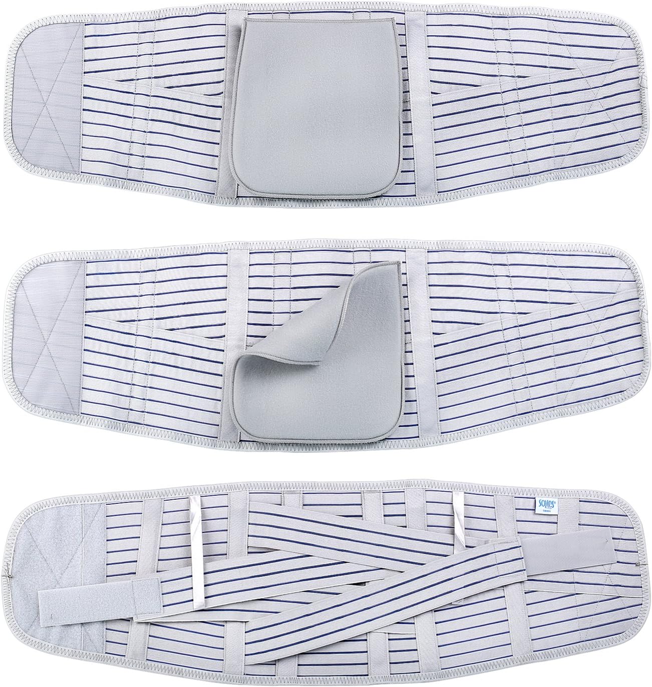 Soles Lumbar Back Brace Lumbosacral Back Support - Adjustable, Breathable Corset - Unisex- Reduces Back Pain, Supports Core Strength - Comfortable DesiLumbar Back Brace