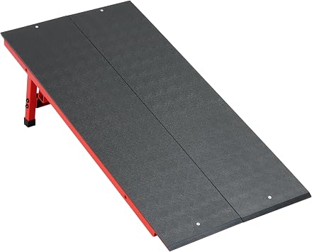 Skateboard Rail Skateboard Ramp Grind Rail 39.53In Detachable | Skatepark Grind Rails, for BMX, Scooters, Snowboard and Roller Skating Jump Ramp Steel+Plastic Powder Coated Red+Black