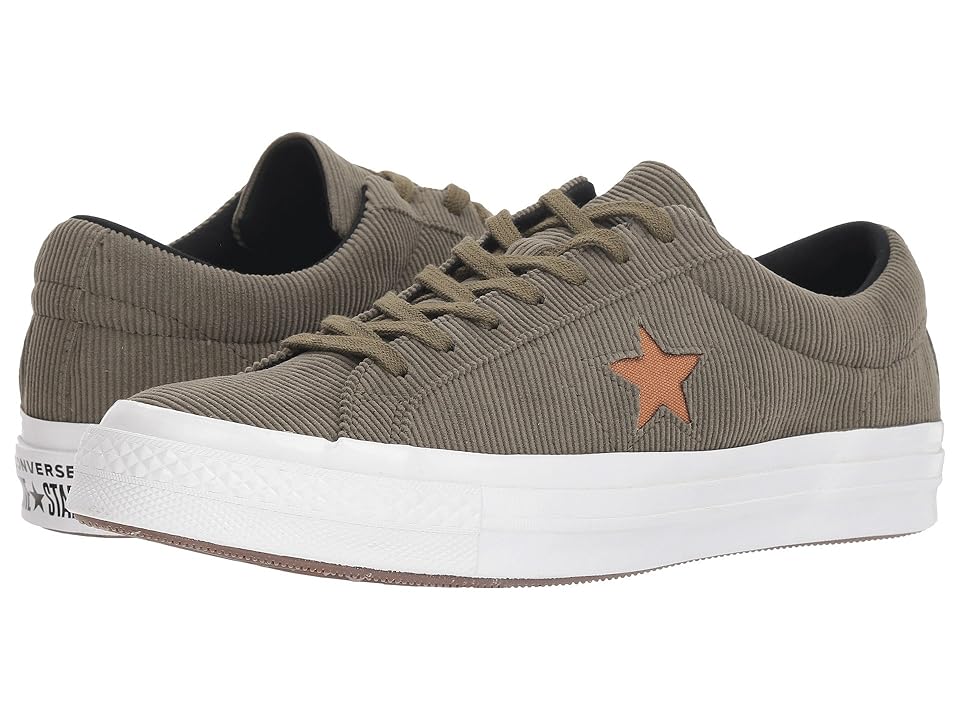 

Converse One Star - Corduroy Ox (Medium Olive/Burnt Caramel) Shoes
