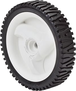 Oregon 72-033 Semi Pneumatic Lawn Mower Wheels Black 8 inch