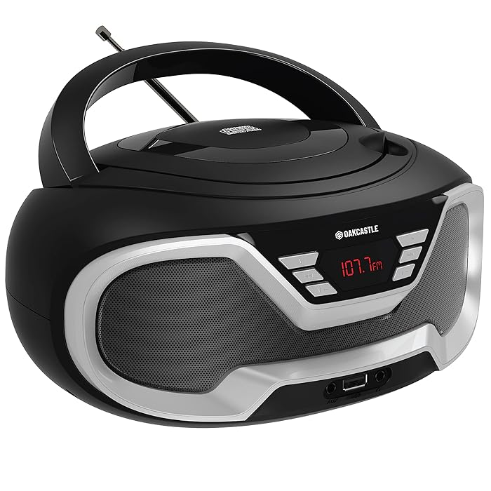Buy Oakcastle CD200 Portable CD Player Boombox with Bluetooth & FM Radio, 3.5mm AUX headphone