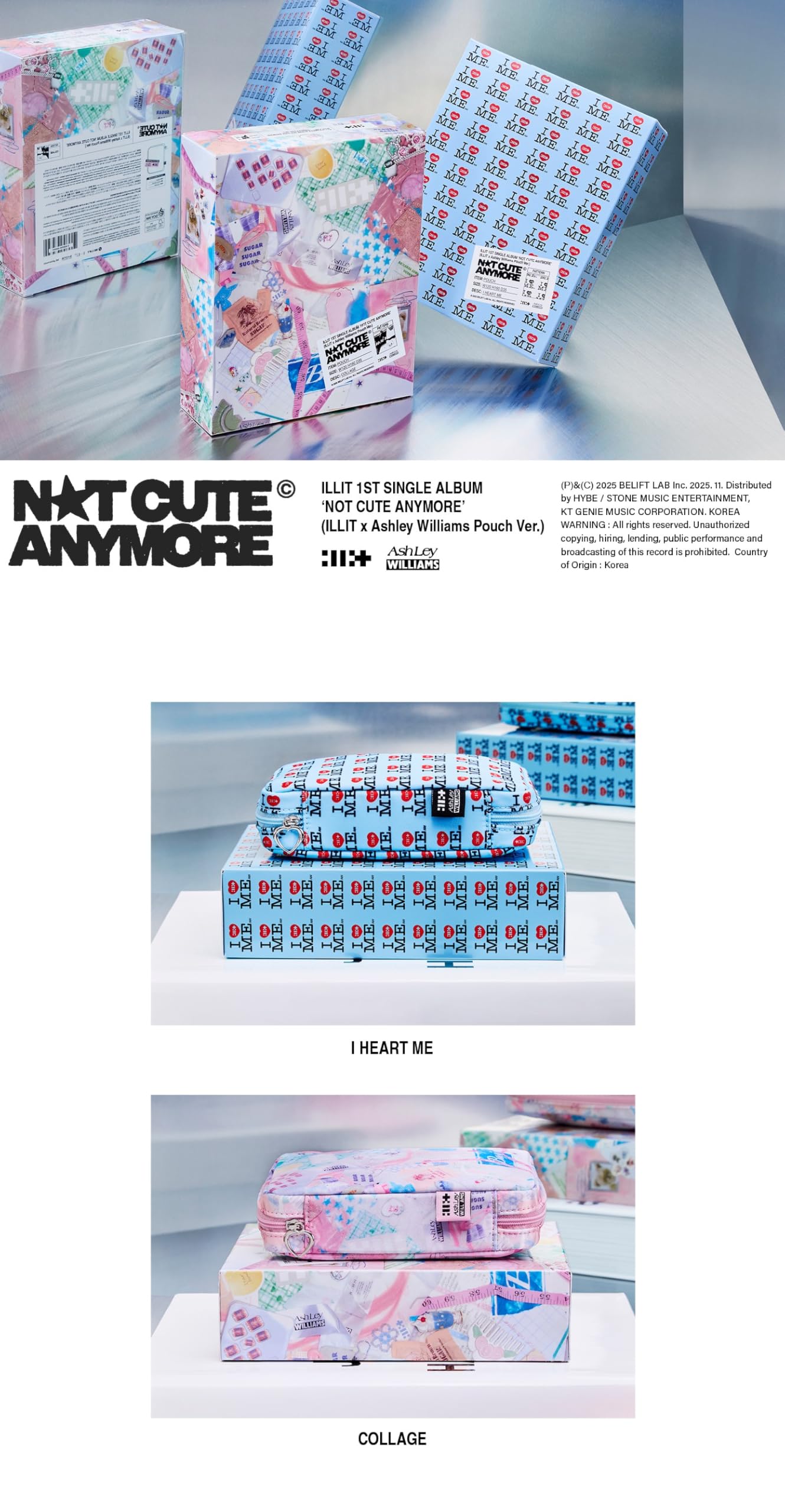 Amazon.com: ILLIT 1st Single Album 'NOT CUTE ANYMORE' ILLIT x