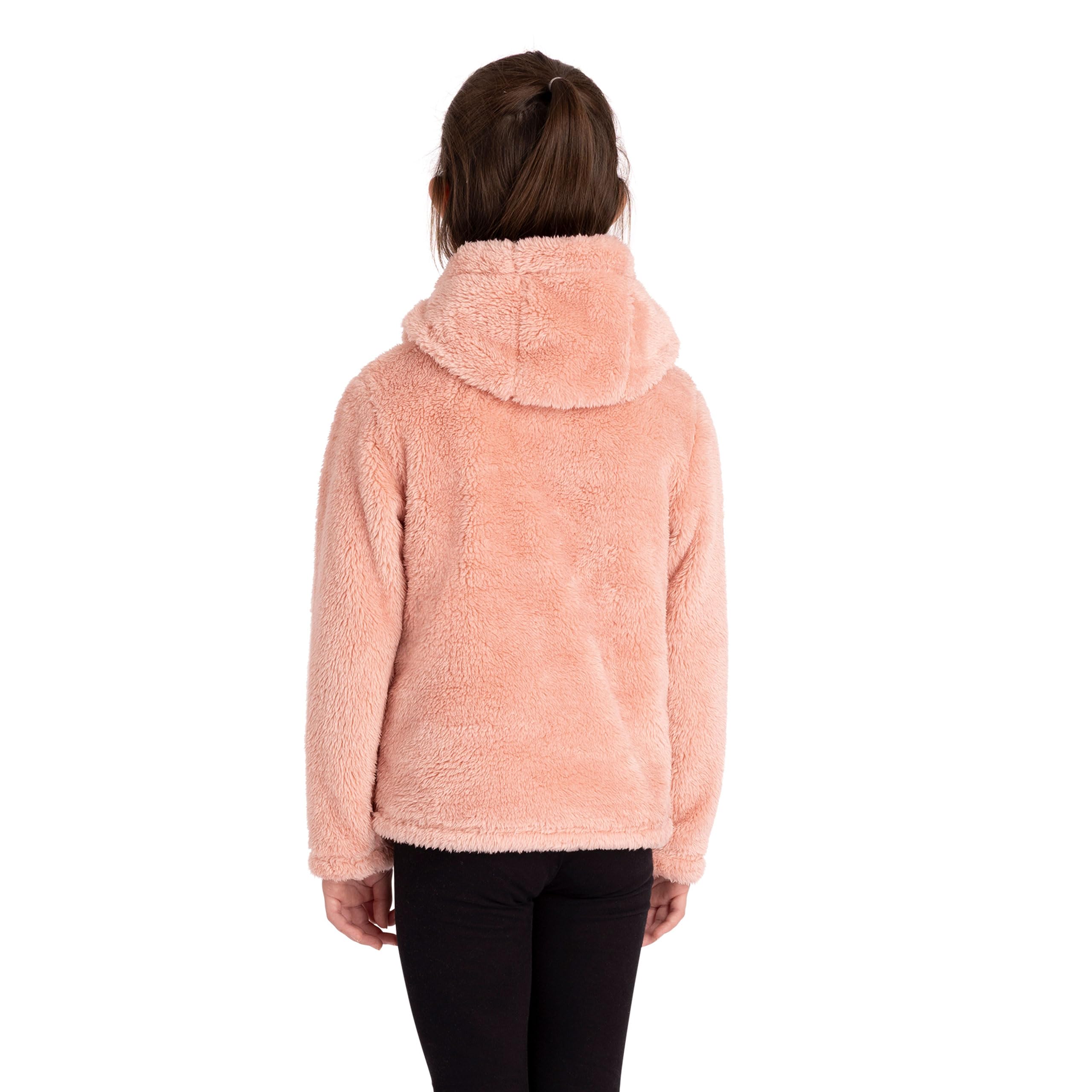 Trespass Unisex Kids Fleece Temoni - styl nad głową, kieszeń kieszonkowa, uprawiana na kapturze, dzianina, 100% poliester