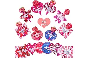 Chinco 48 Pieces Valentine Lollipop Holders