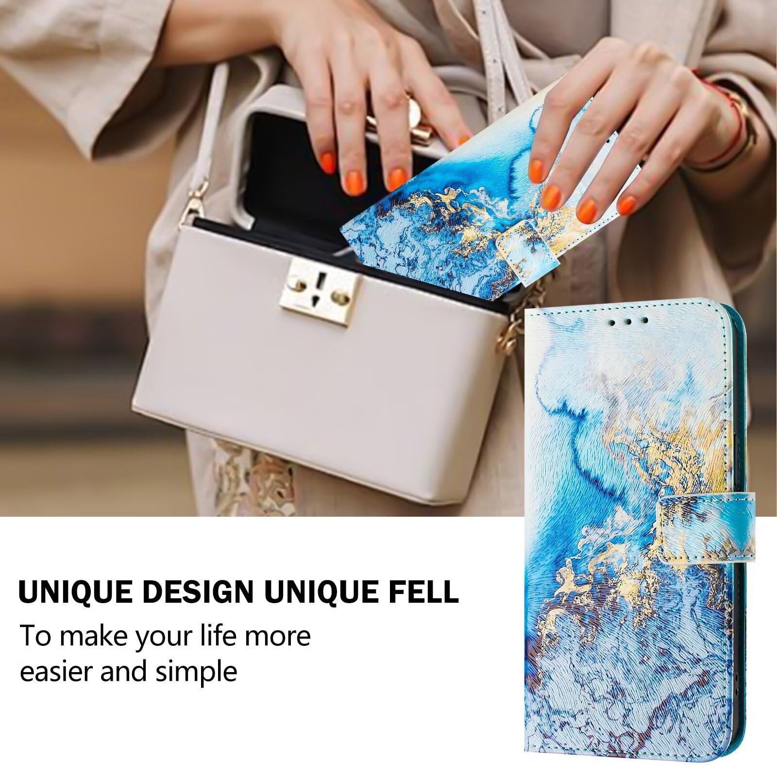 Amazon | WOWUDI 適用対象 Google Pixel 5A ケース 手帳型 肌感レザー