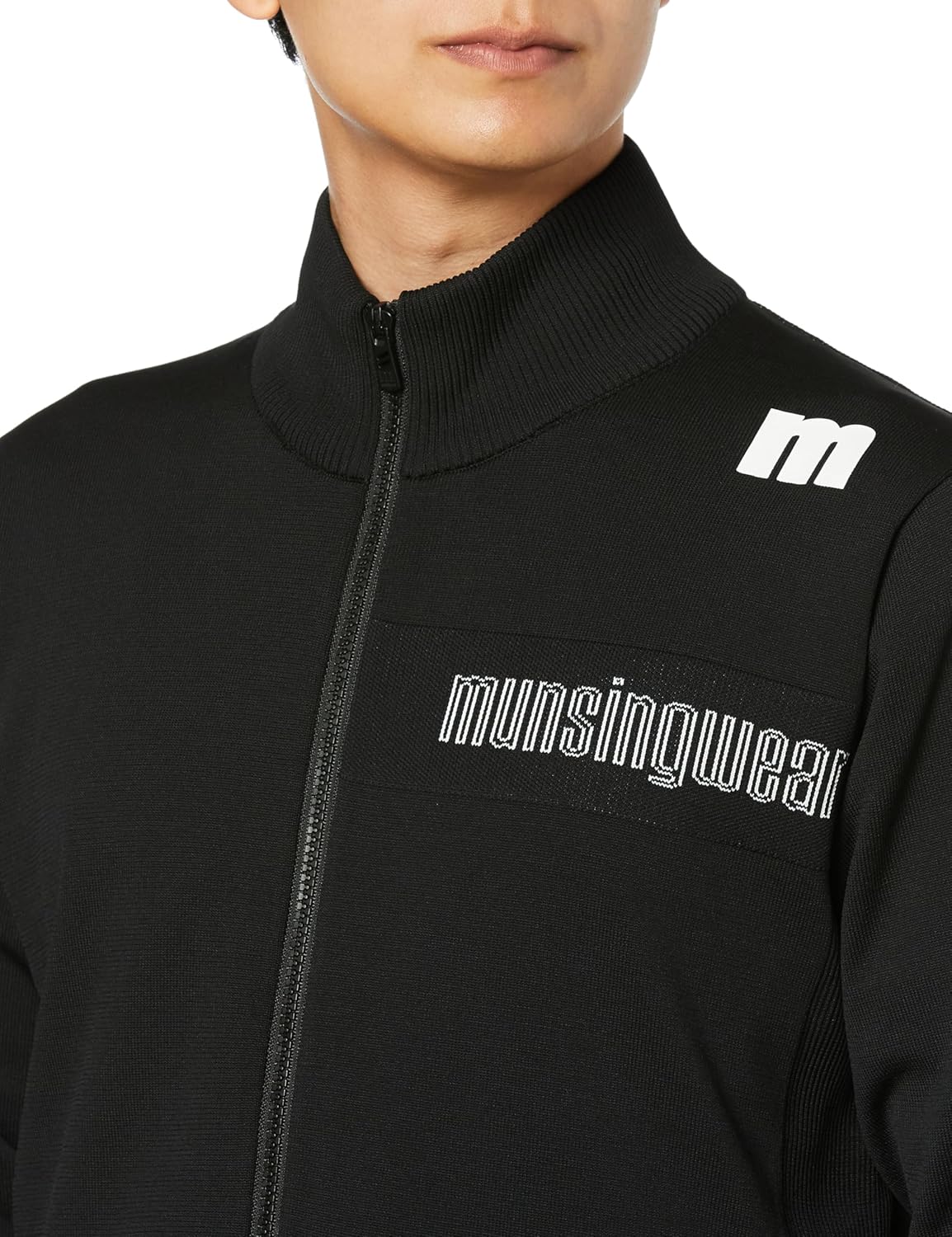 新品マンシングウェアセーターENVOY前開きフルジップ 防風裏地ゴルフLL