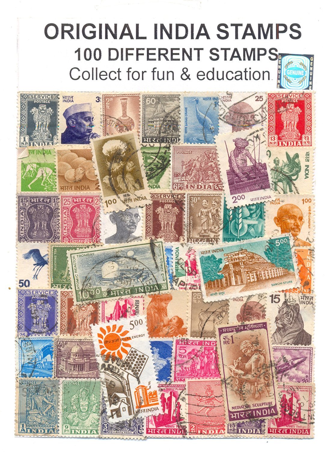 IHC Stamps India Large & Small-100 Different, Multicolor (B071LKP3DL) Amazon Price History, Amazon Price Tracker
