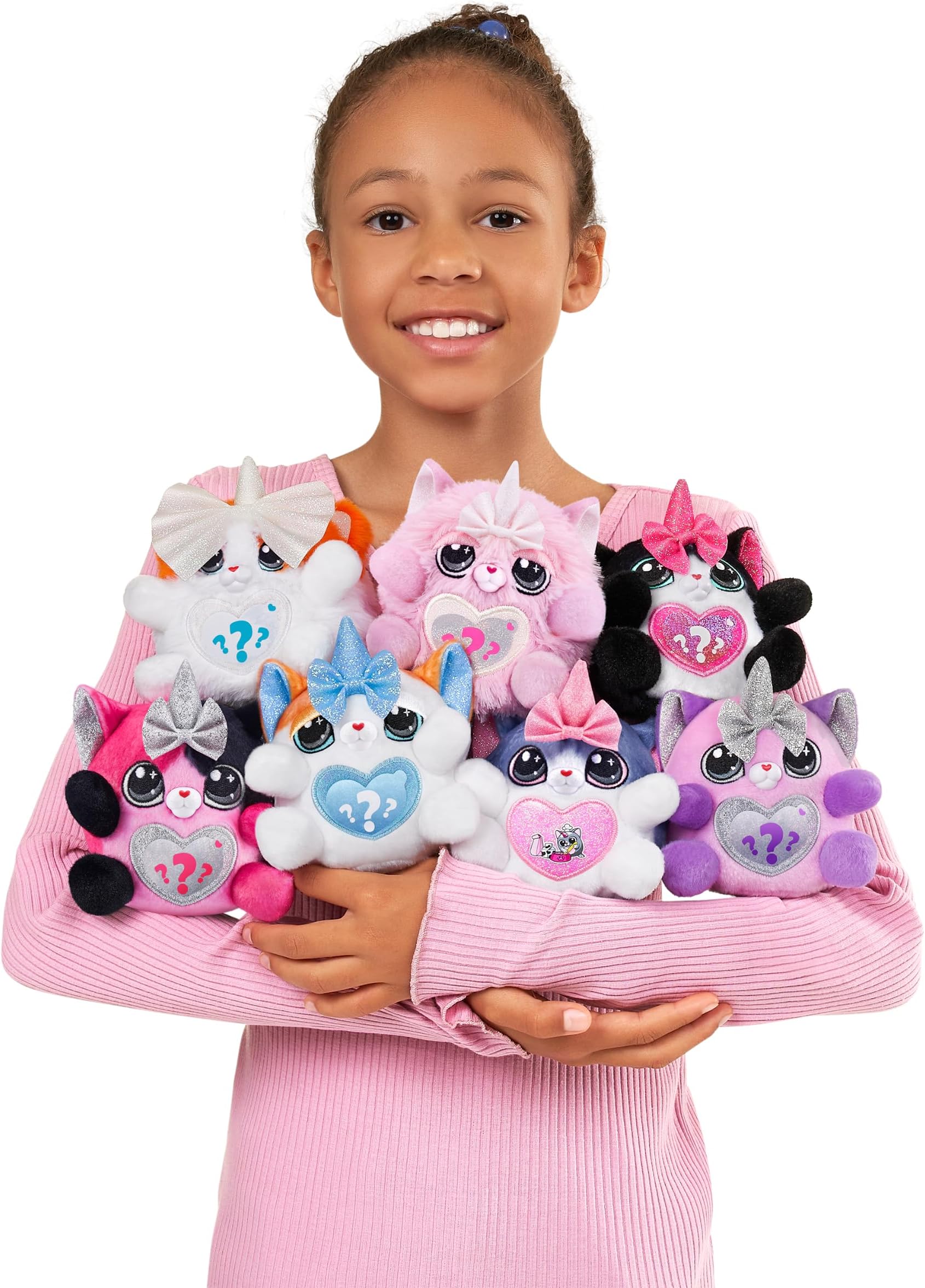 Rainbocorns Kittycorn Surprise Series 2 (Exotic Cat) by ZURU, Collectible Plush Stuffed Animal, Surprise Egg, Sticker Pack, Slime, Ages 3+ for Girls, Children