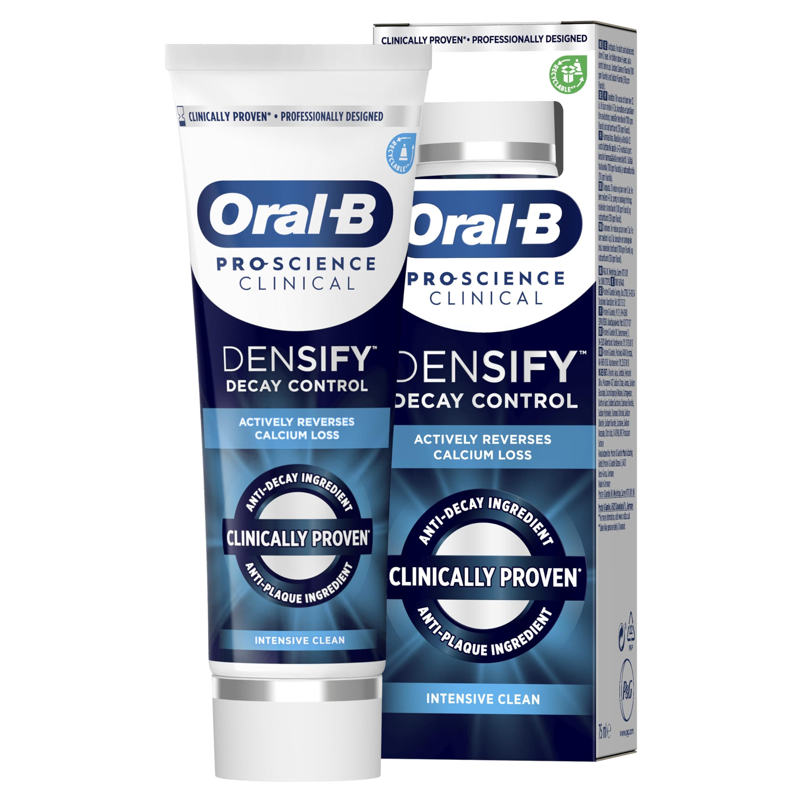 Oral-B Pro-Science Clinical Densify Decay Control Intensive Clean Toothpaste 75 ml