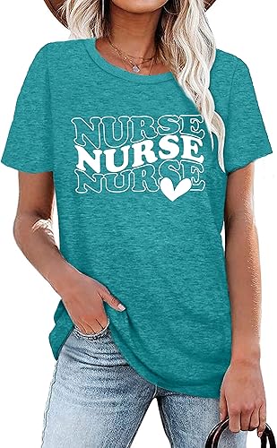 Miniatura 3 de Camisa de enfermería para mujer, camiseta de escuela de enfermería, inspiración, camisetas de regalo para enfermeras, blusas casuales para enfermeras