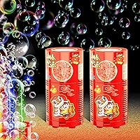 Vista 10 de Máquina de burbujas (13 agujeros) con luces LED, soplador automático de burbujas, fabricante de burbujas portátil para bodas, Navidad, Año Nuevo