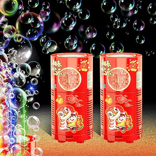 Miniatura 10 de Máquina de burbujas (13 agujeros) con luces LED, soplador automático de burbujas, fabricante de burbujas portátil para bodas, Navidad, Año Nuevo