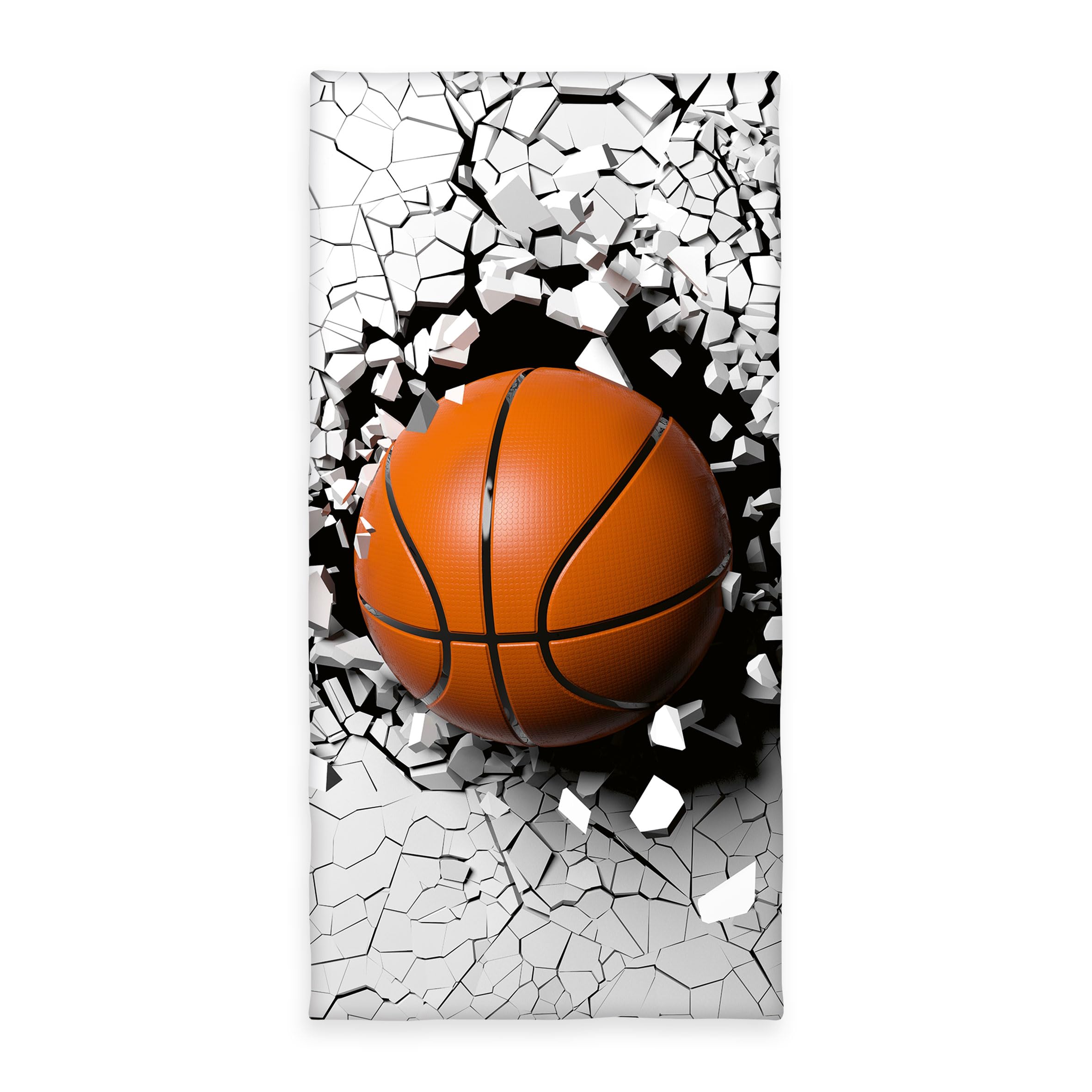 Herding Badetuch – Basketball 3D Effekt, 75 x 150 cm