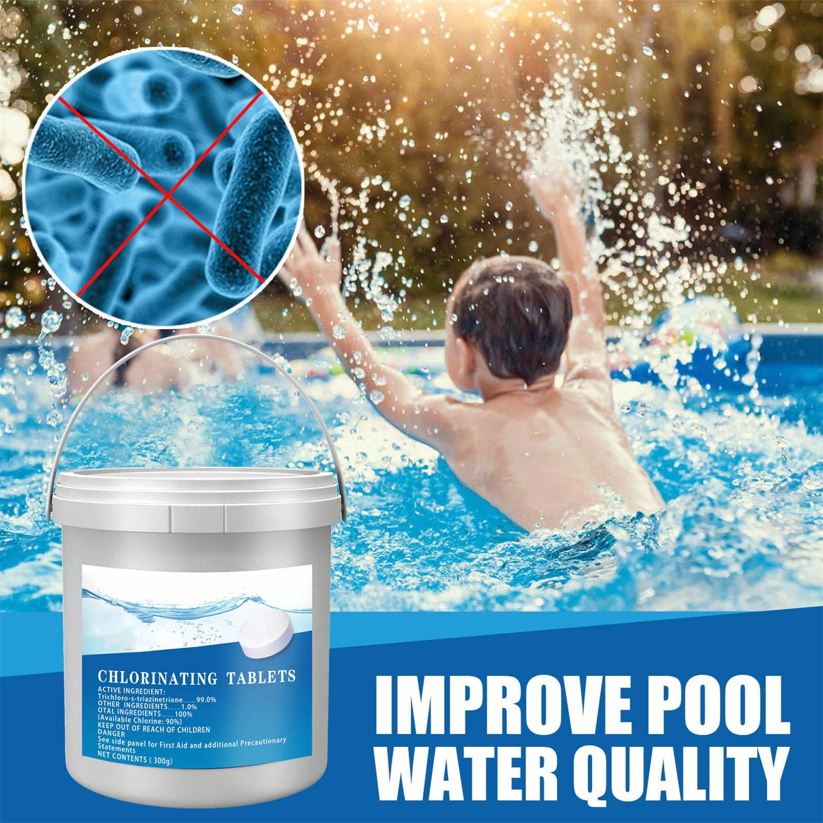 Buy Pool Chlorine Tablets, Chlorine Tablets with Floater, Chlorinating