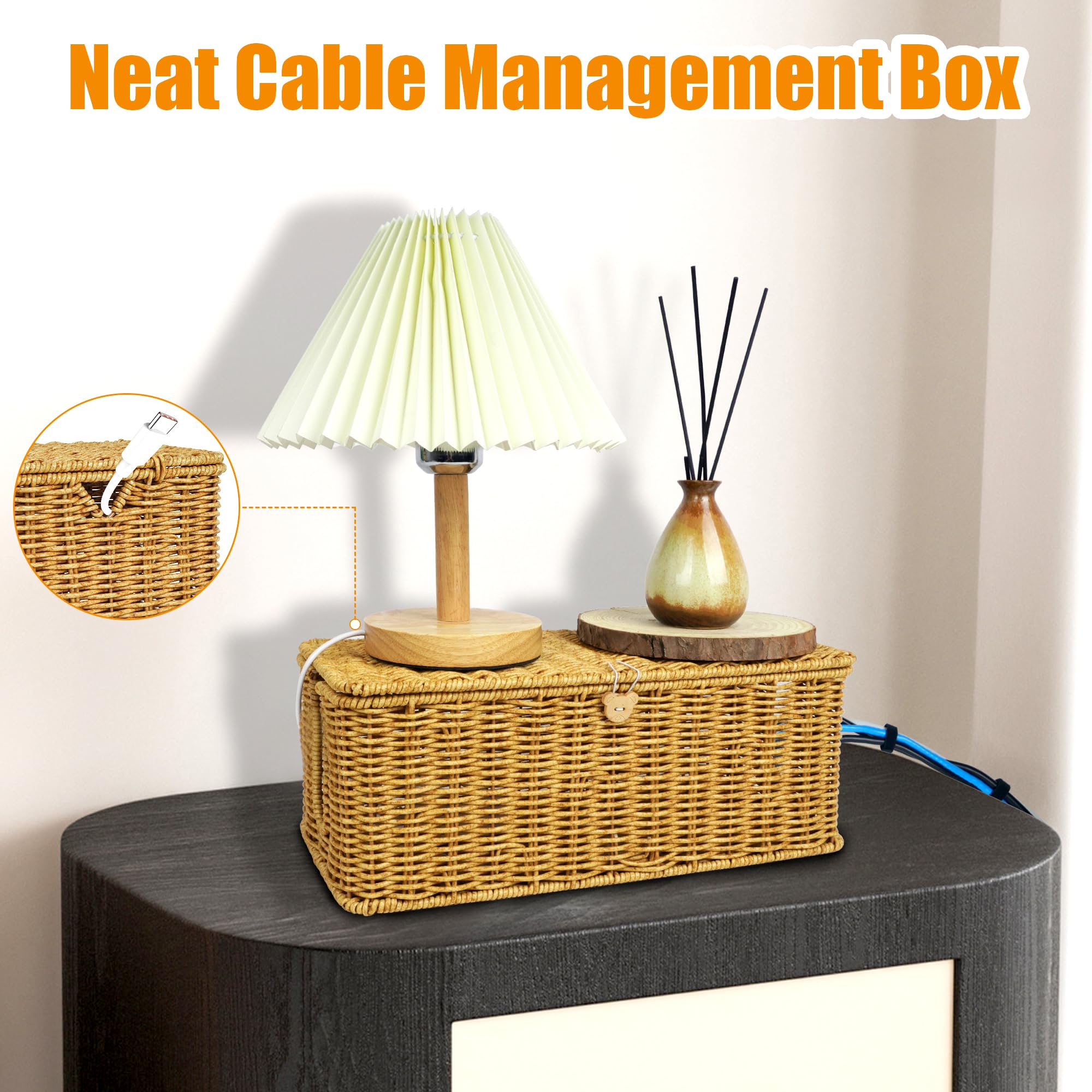 Caja de gestión de cables (paquete de 2)