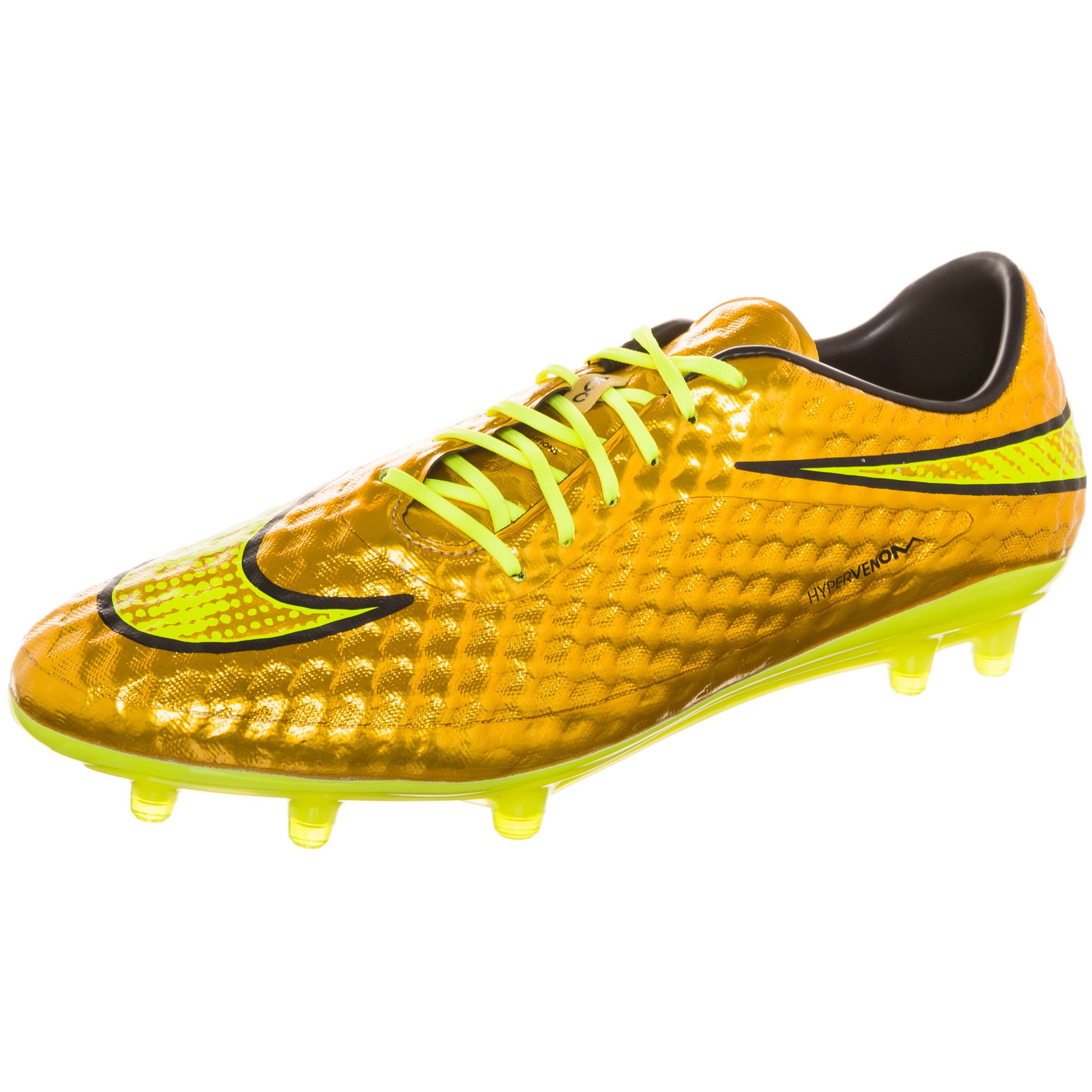 Nike Hypervenom Phantom Premium FG Gold US 11; EUR 45 Sarı