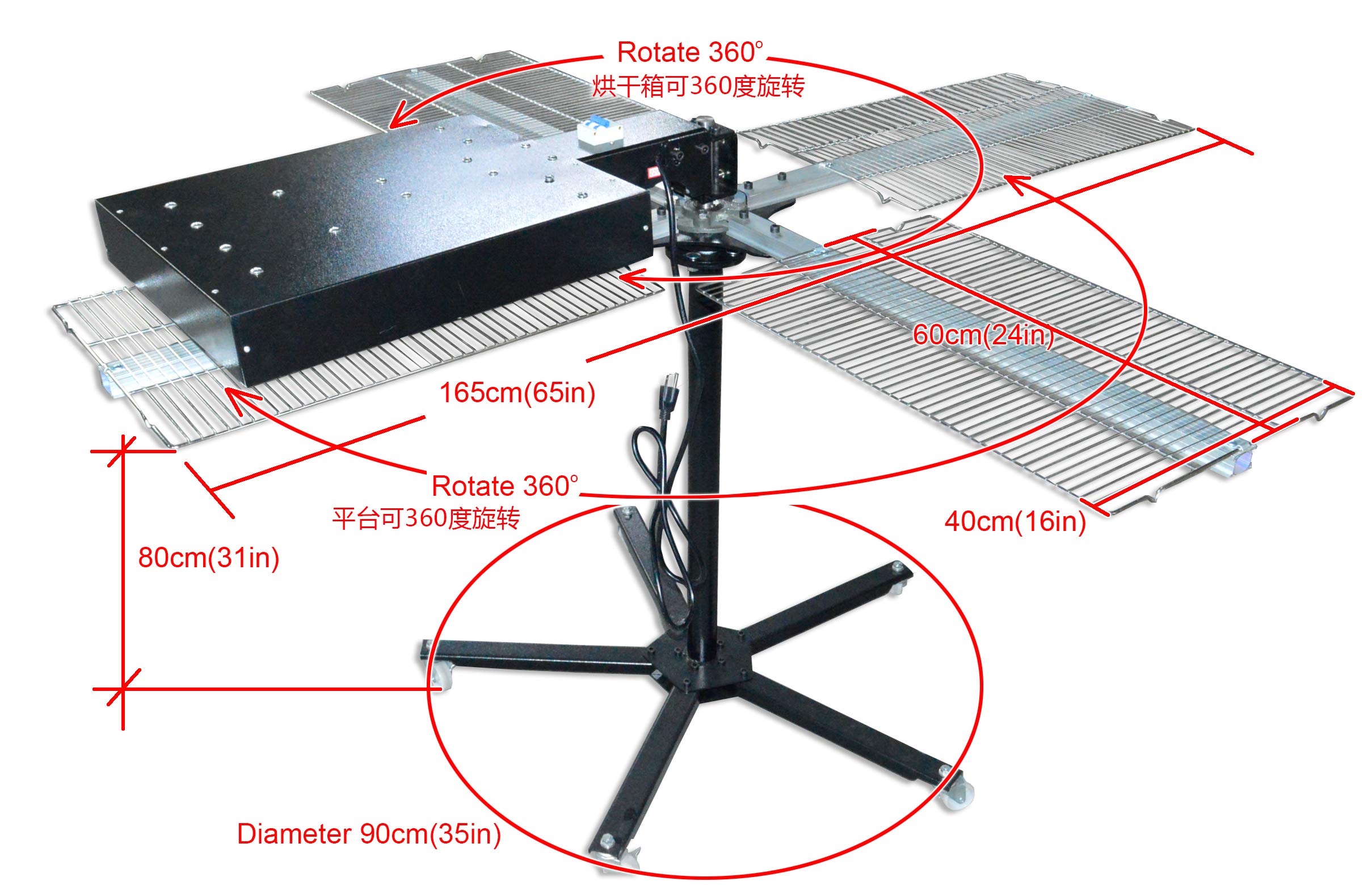 INTBUYING Screen Printing Kit 4 Color Screen Printing Machine Press for Starter