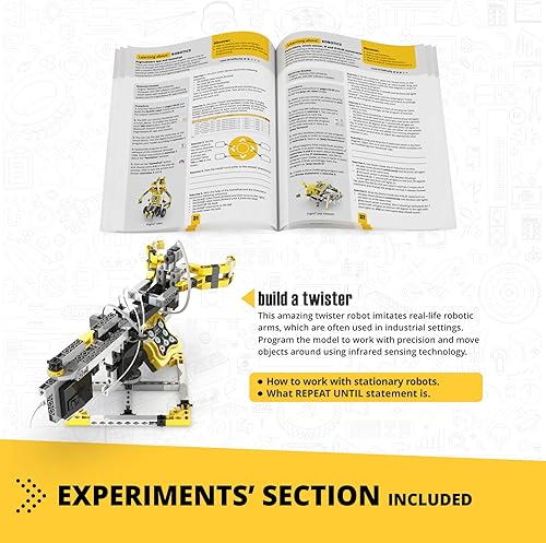 Miniatura 4 de Engino Mini ERP 2.0, construye y programa 8 robots de trabajo con Bluetooth, kit de codificación STEM para niños a partir de 9 años con software