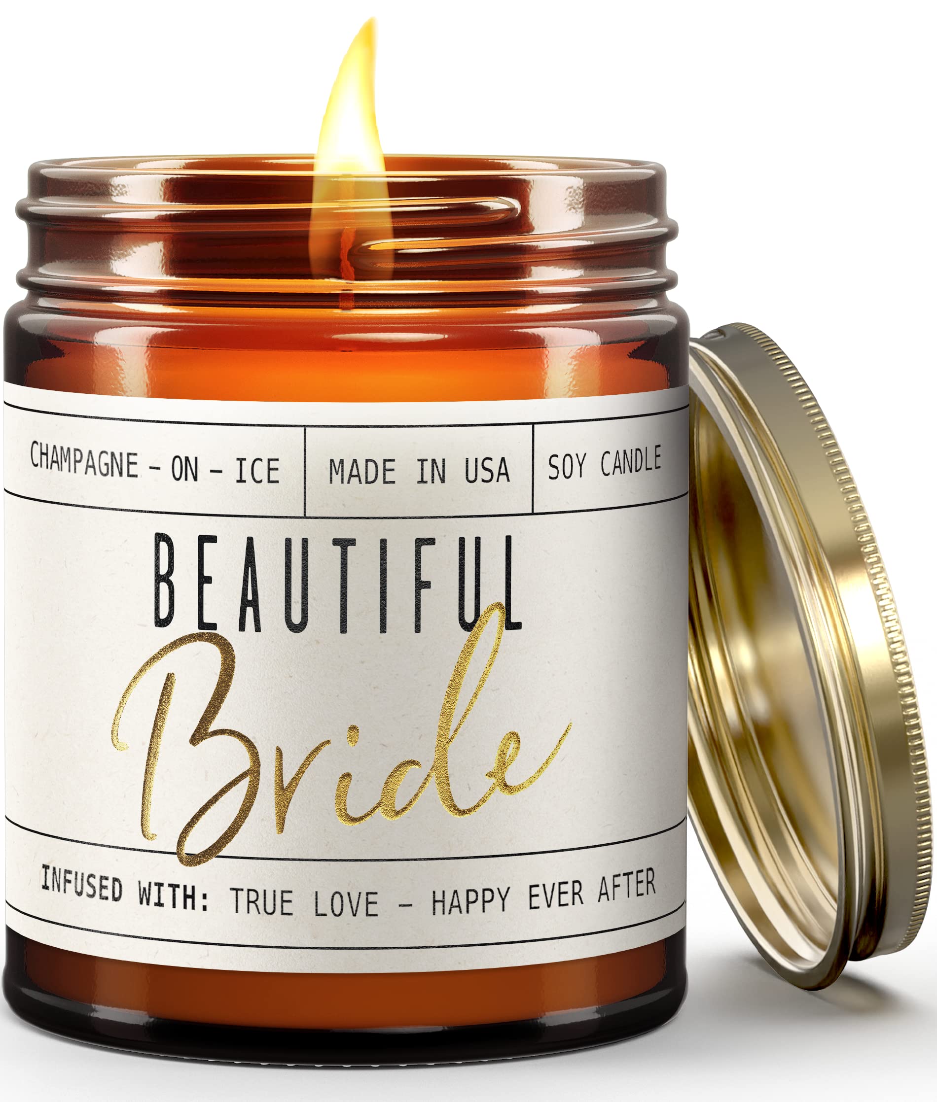 Soy and Sass Beautiful Bride Wedding Candle