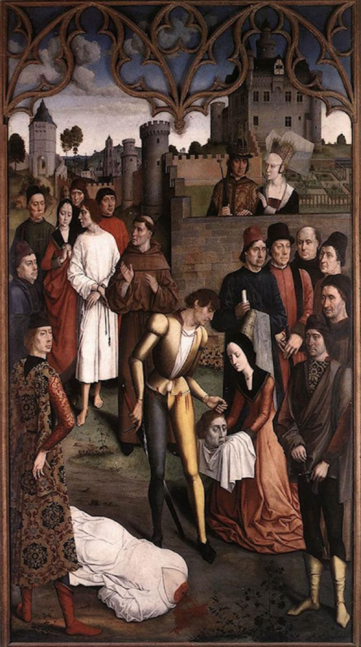Decoración de paredes con lienzo clásico de Dirck Bouts en formato 60x90cm 5