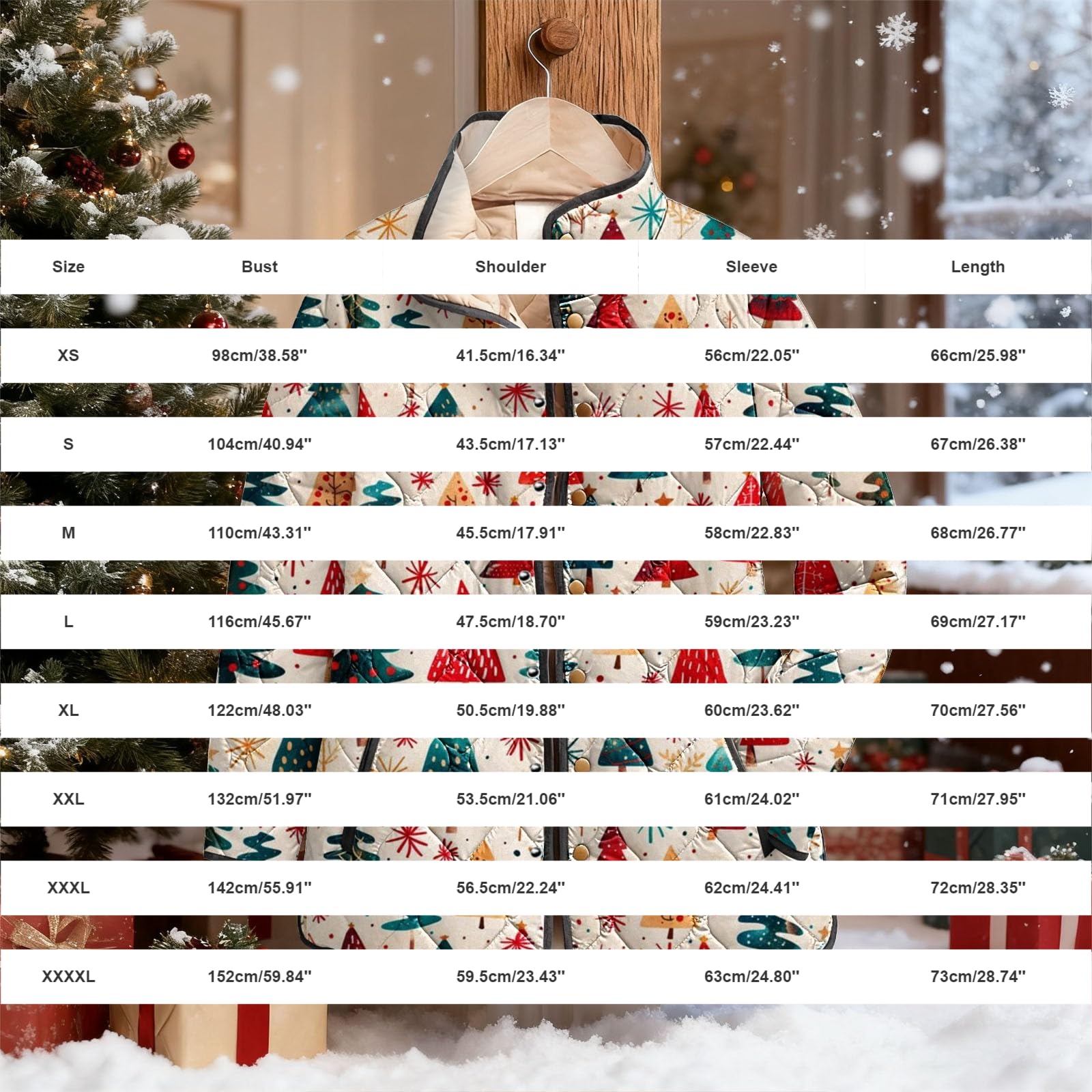 Cocila Printed Plus Size Women's Winter Quilted Jacket Long Sleeved Button Down Lightweight Padded Giacche Invernali Giacca Double Face Donna Giacca Nera Donna Lunga Felpa Aderente Felpe