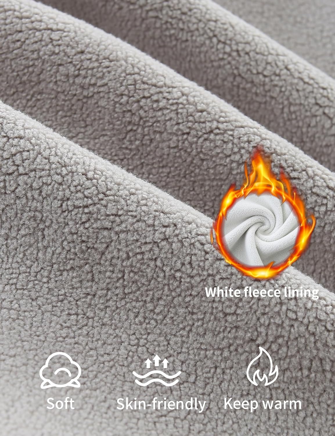 Baby Jumpsuit with Cute Bear Hoodie Warm Fleece Lined Newborn Snowsuit Rompers for Fall Winter 0-18 Month - Image 7