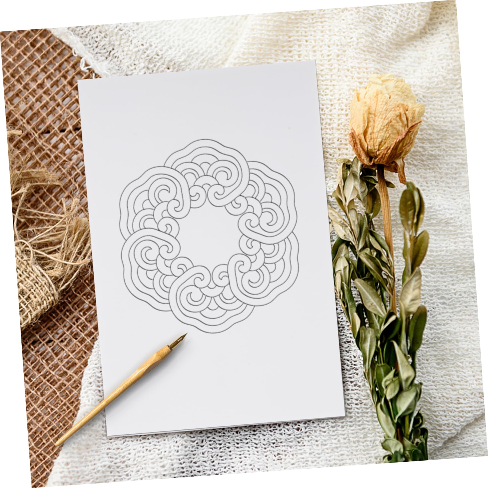 NUOBESTY Carved Block DIY Carving Material for Stamp Stamps for Crafts Rubber Stamps Crafts Easy Structure User-Friendly