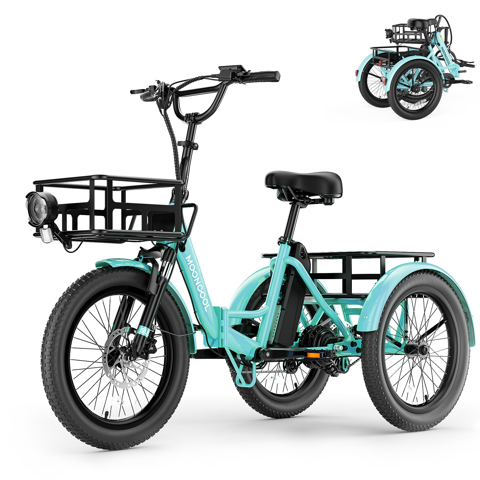 MOONCOOL Foldable Electric Tricycle