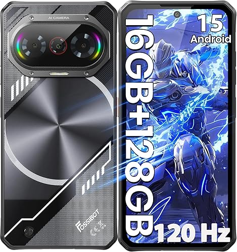 Vista 10 de FOSSIBOT S2 teléfono celular desbloqueado Android 14, 20GB+256GB/2TB Smartphone, pantalla FHD de 6.75 pulgadas, teléfonos celulares 4G SIM duales