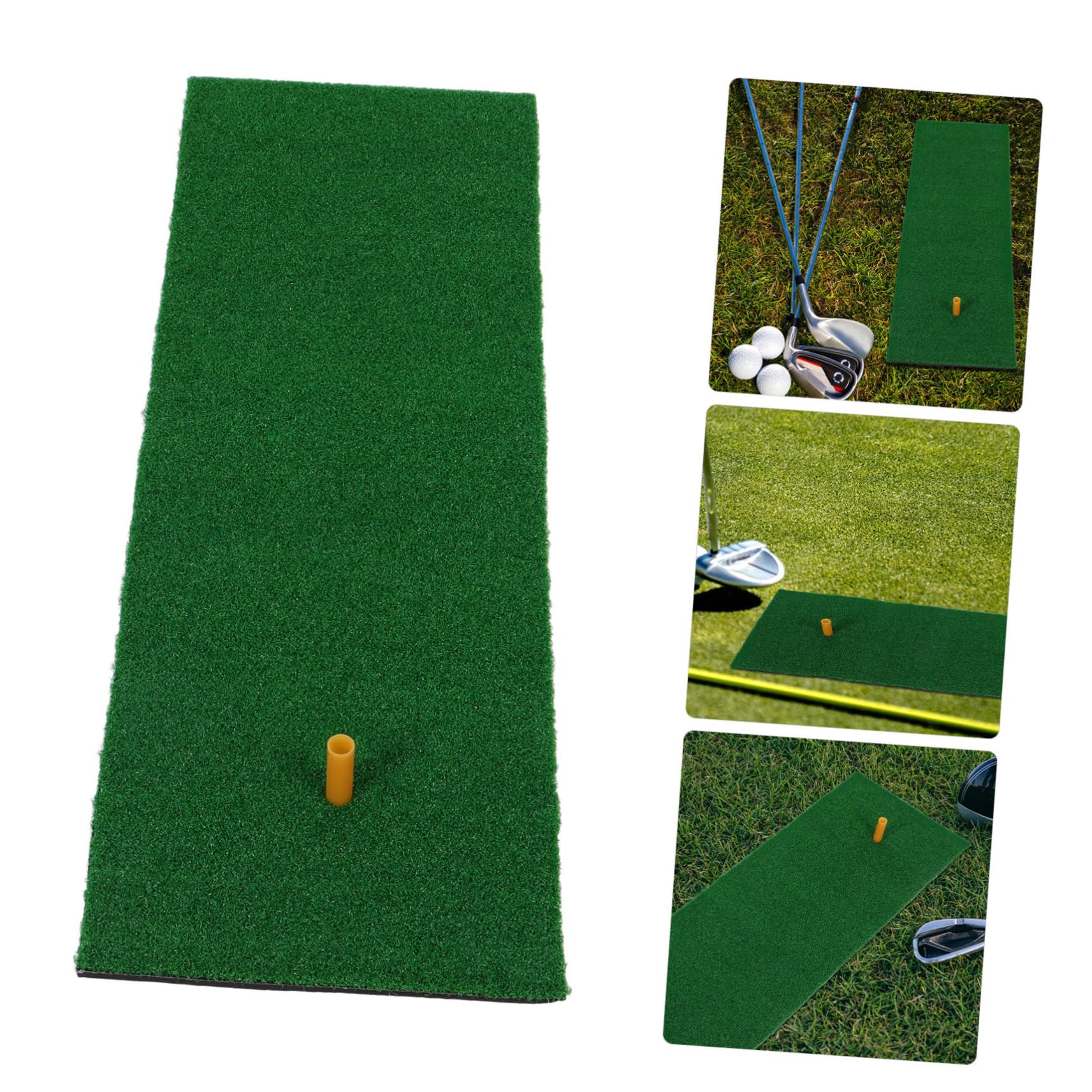 LIOOBO Golf Training Mat Portable Indoor Golf Turf for Chipping Practice Durable Material for Beginners Pros Compact for Home Travel