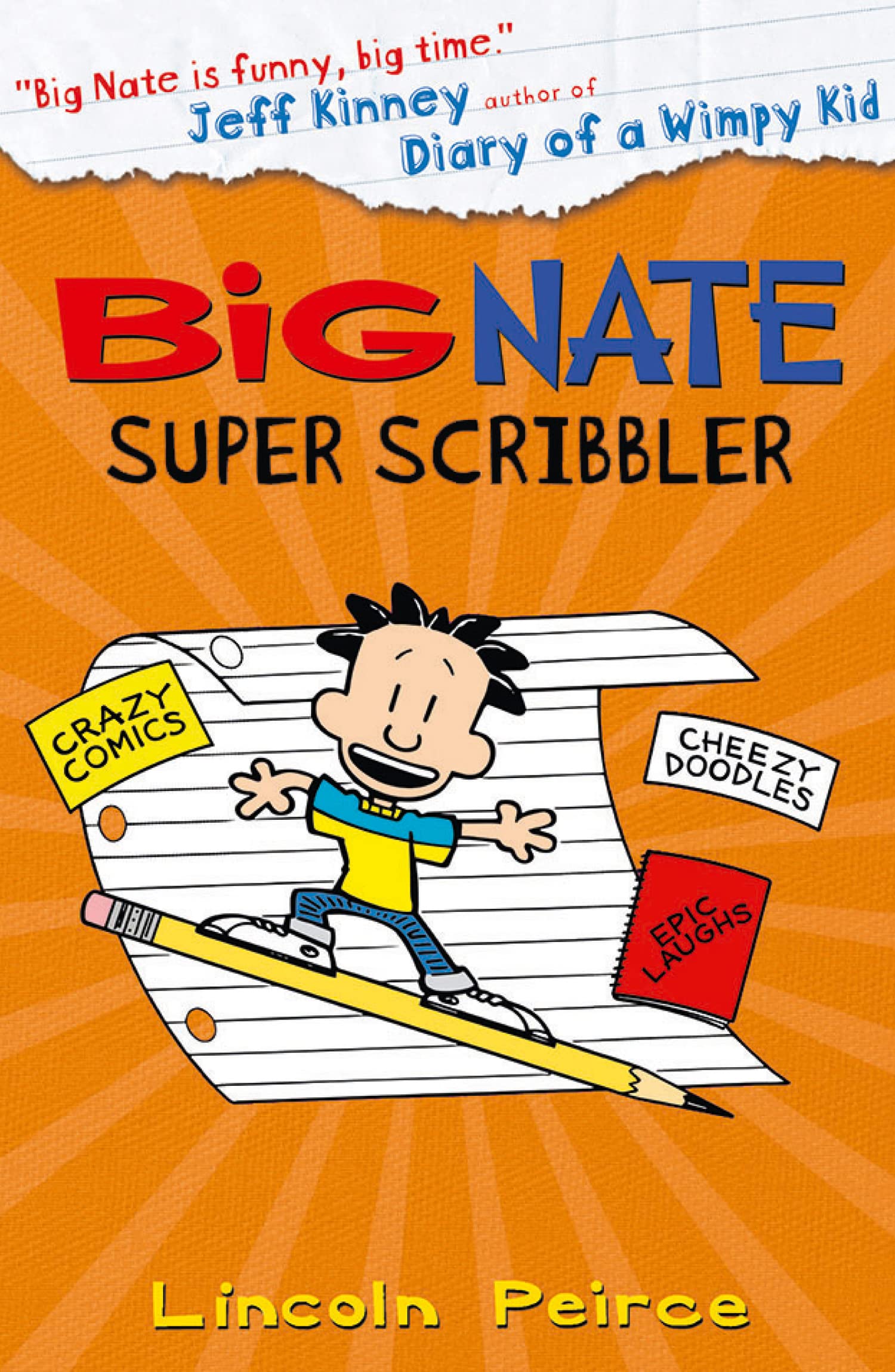 Big Nate Super Scribbler: A Funny Activity Book for Kids and Reluctant Readers Age 9 and Up