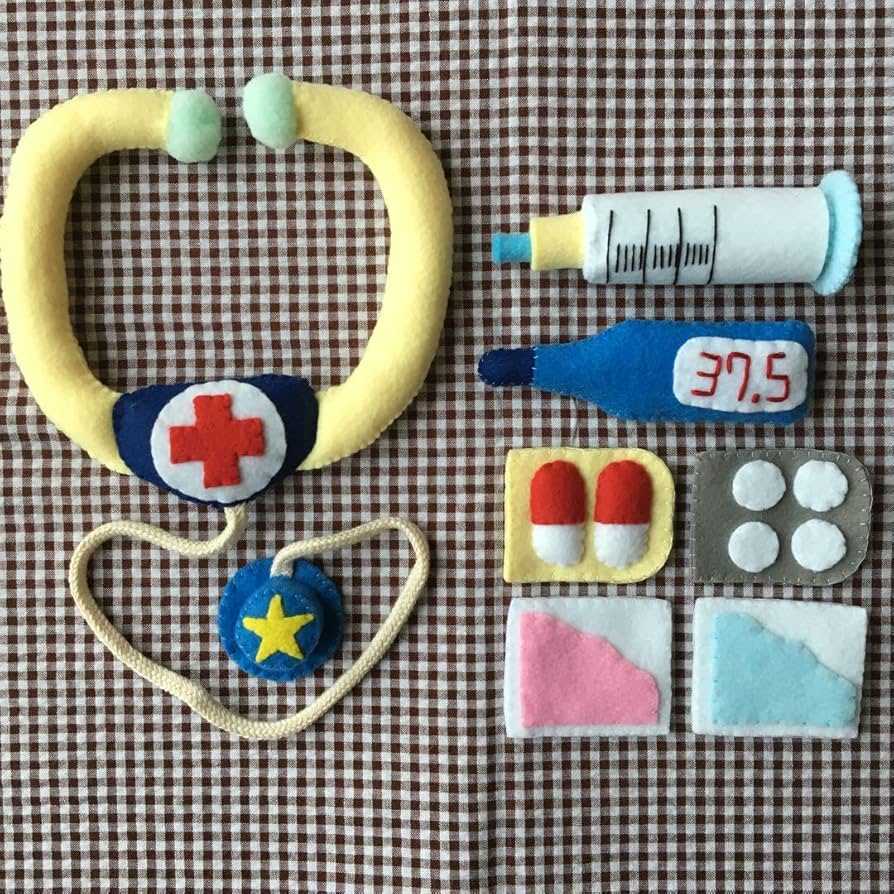 36 フェルトままごと　お医者さん　オーダーページ 36 フェルトままごと お医者さん オーダーページ