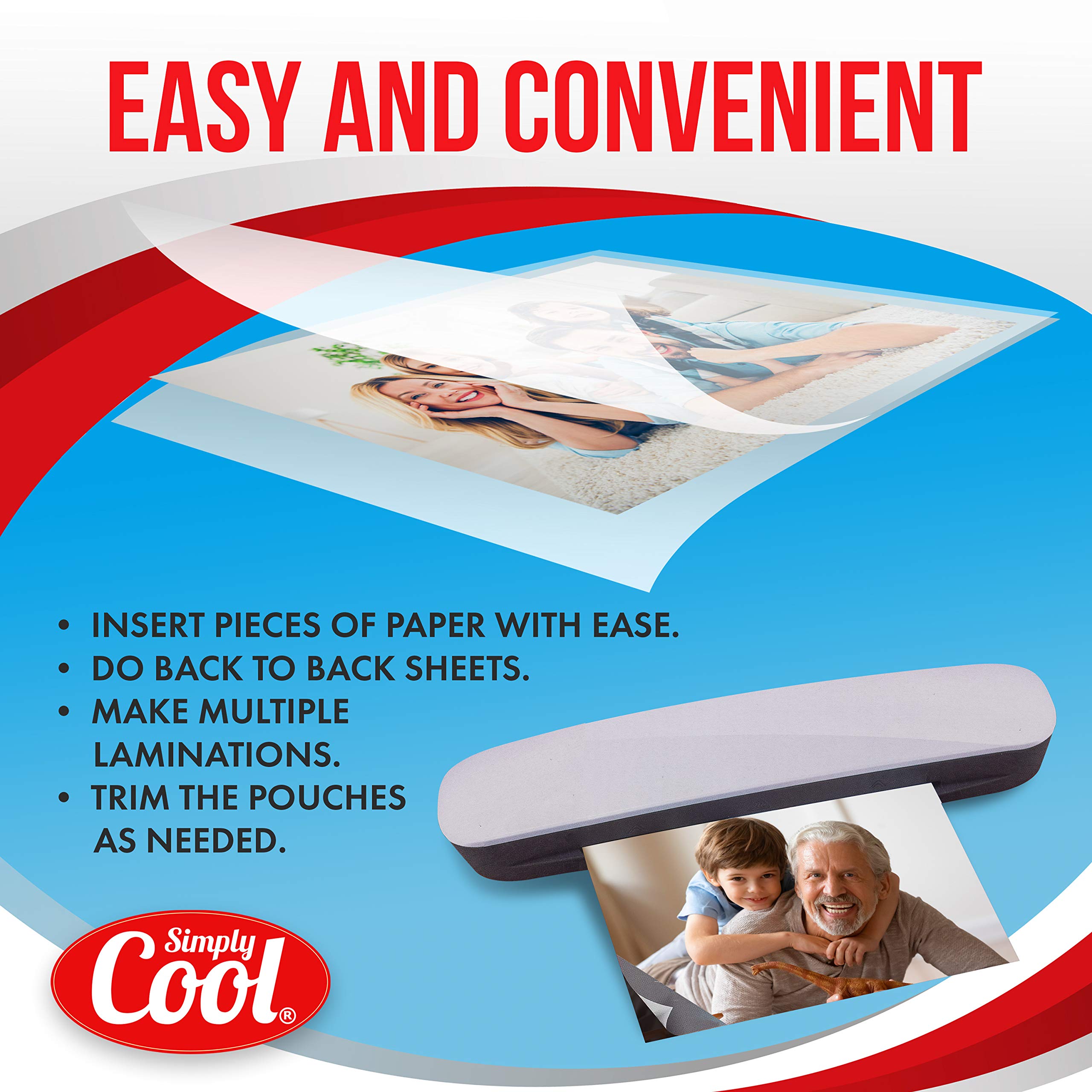 5MIL Thermal Laminating Pouches (150 Count) Letter, Photo, Card