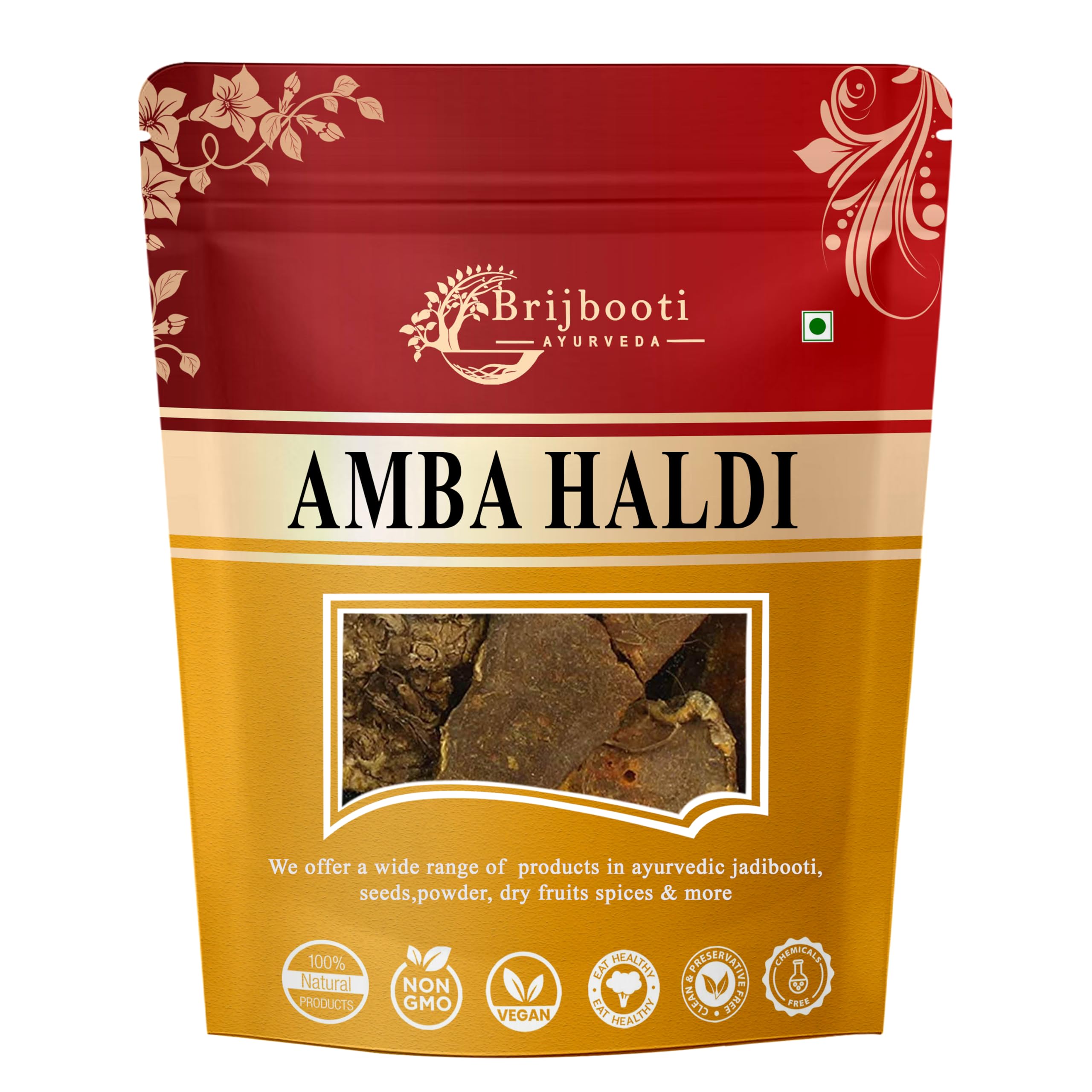 Birju Mahavir 100 GR AMBA HALDI - AMBIA HALDI - CURCUMA AROMATICA - WILD TURMERIC (B07VXXB6FH) Amazon Price History, Amazon Price Tracker