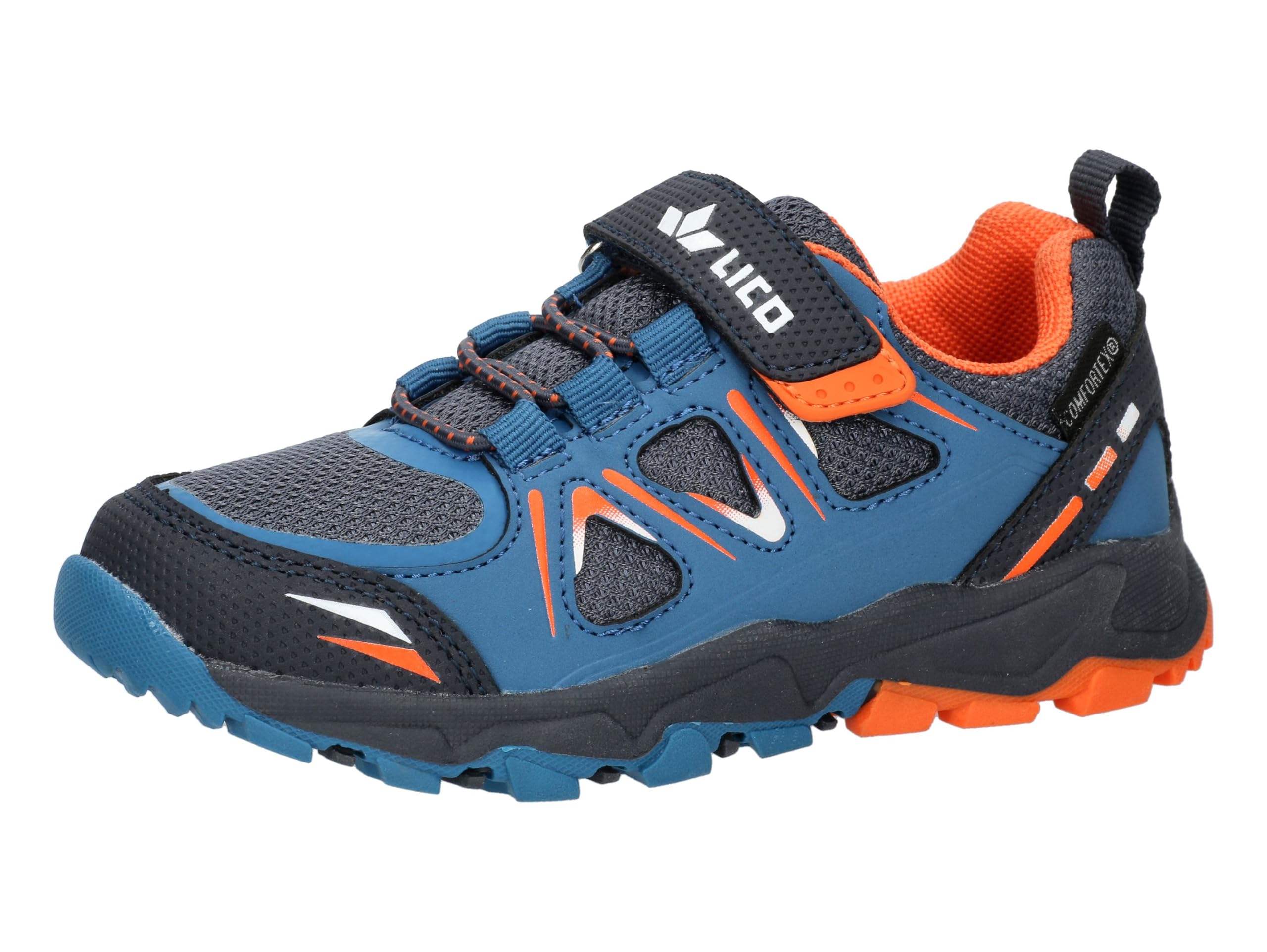 Lico Unisex Kinder Allen Vs Cross-Laufschuh, Petrol orange, 39 EU