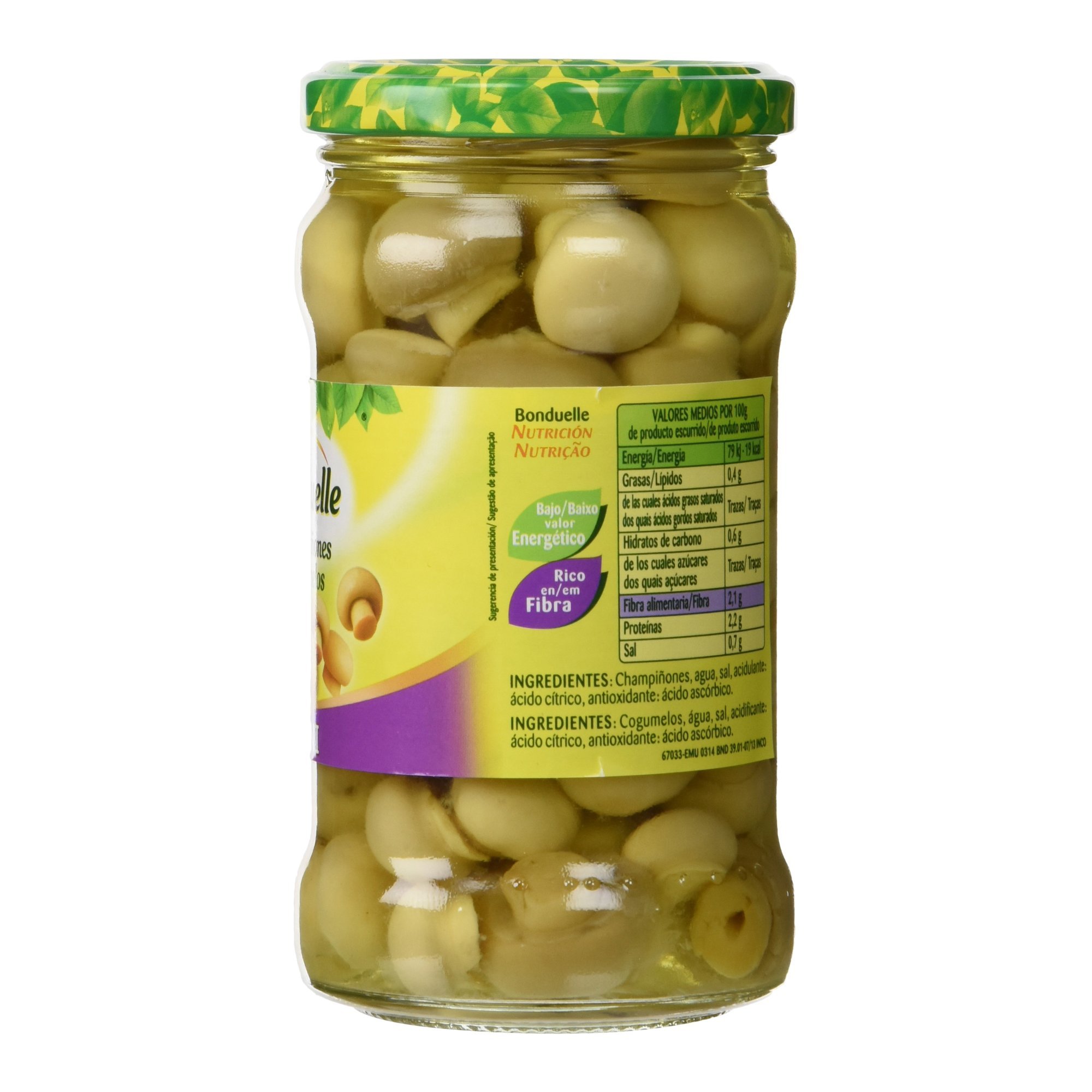 Bonduelle - Champiñón cogumelos , Tarro mini de 170 g - [Pack de 6]