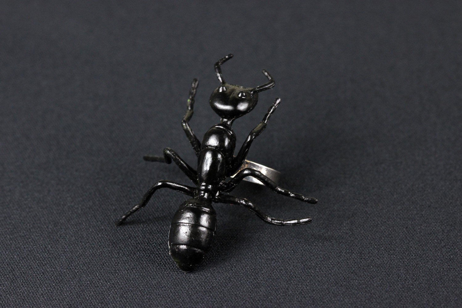 Miniblings Ants Ring Ant Halloween Horror Insect 5Cm, Multicolored, 55mm - Image 3