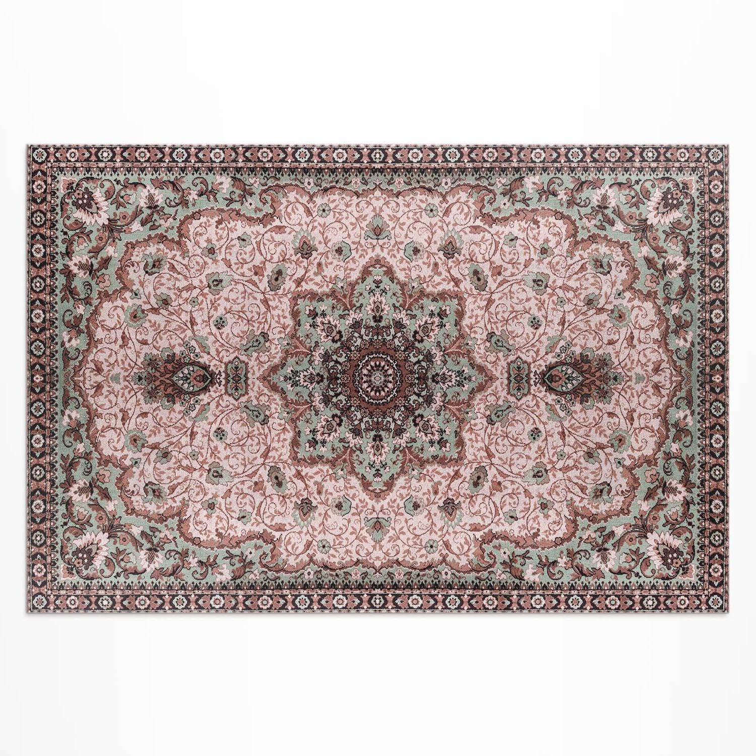 Tapis d'extérieur mandalas 120x180 cm de haute qualité pour porche et terrasse