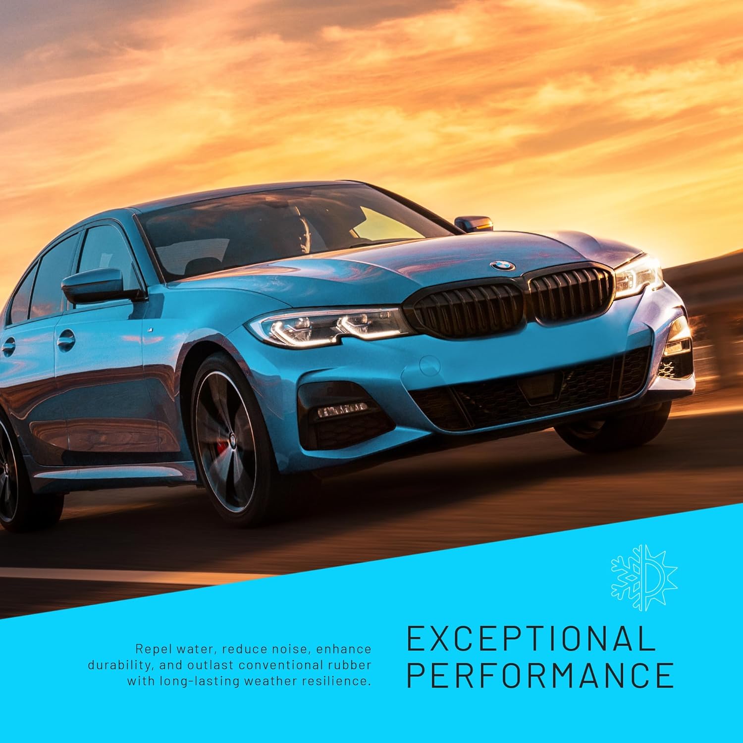 ABT 26 & 18 inch (Pack of 2) Premium Silicone Japanese Fukoku Rubber Windshield Frameless Wiper Blades All-weather Performance Whisper Quiet OEM Quality J/U Hook - FD2618