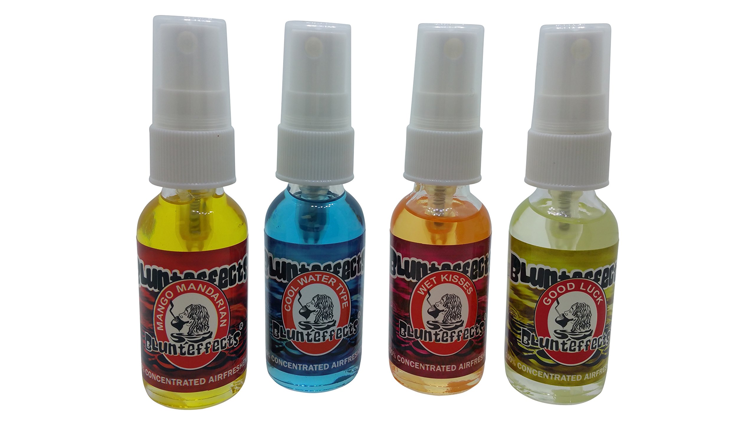 Blunteffects 100 Concentrated Air Freshener Car/Home Spray (4 Assorted Scents) Buy Online in