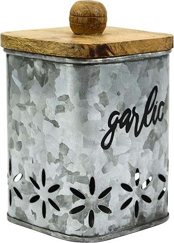 Miniatura 2 de Boston Warehouse Recipiente de ajo galvanizado