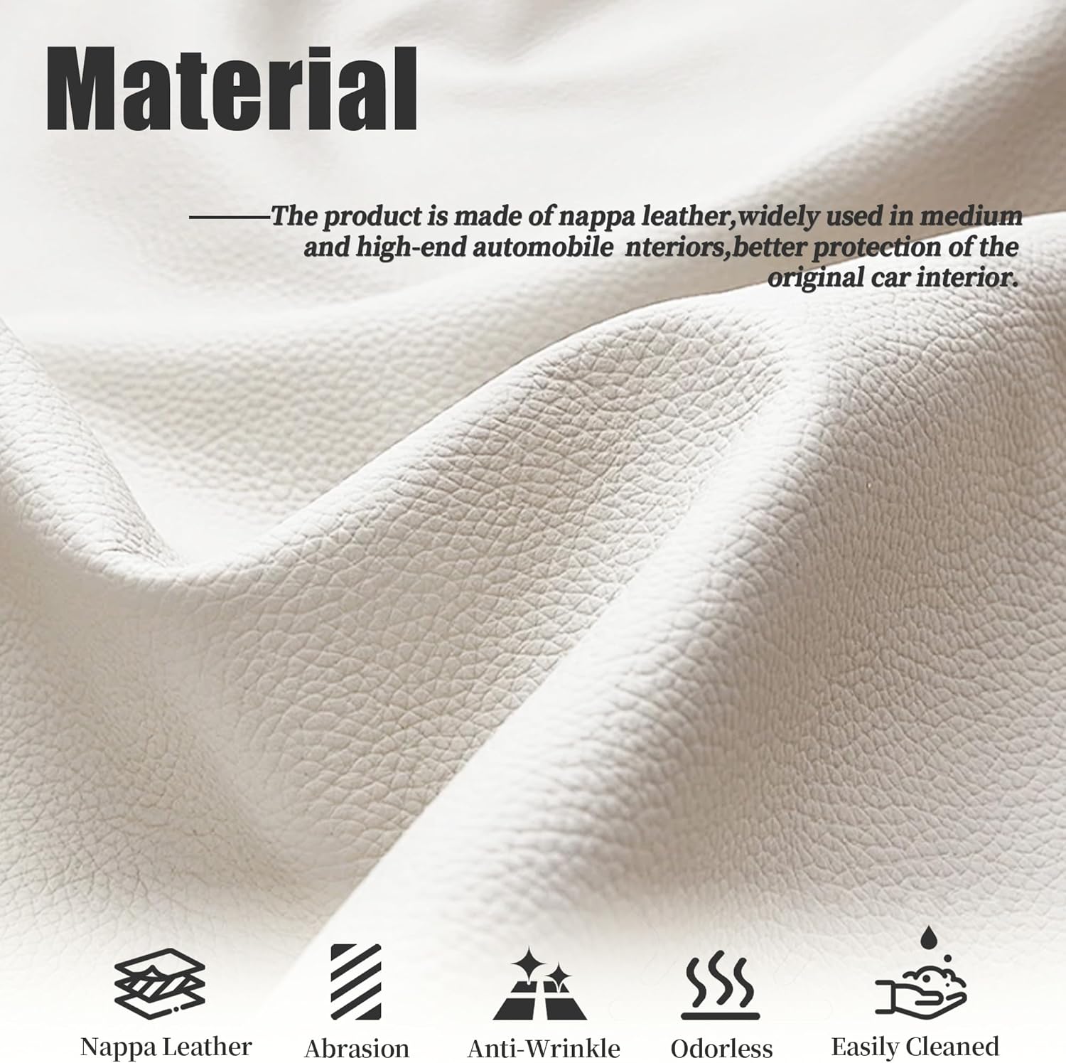 Car Seat Covers for Tesla Model Y seat Cover 2017 2018 2019 2020 2021 2022 2023 2024 Full Set Custom Front & Back Seat Protector Accessories Breathable Easy to Clean White