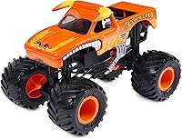 Vista 2 de Monster Jam, Camión monstruo oficial de El Toro Loco, vehículo de colección fundido a presión, escala 1:24, juguetes para niños a partir de 3 años