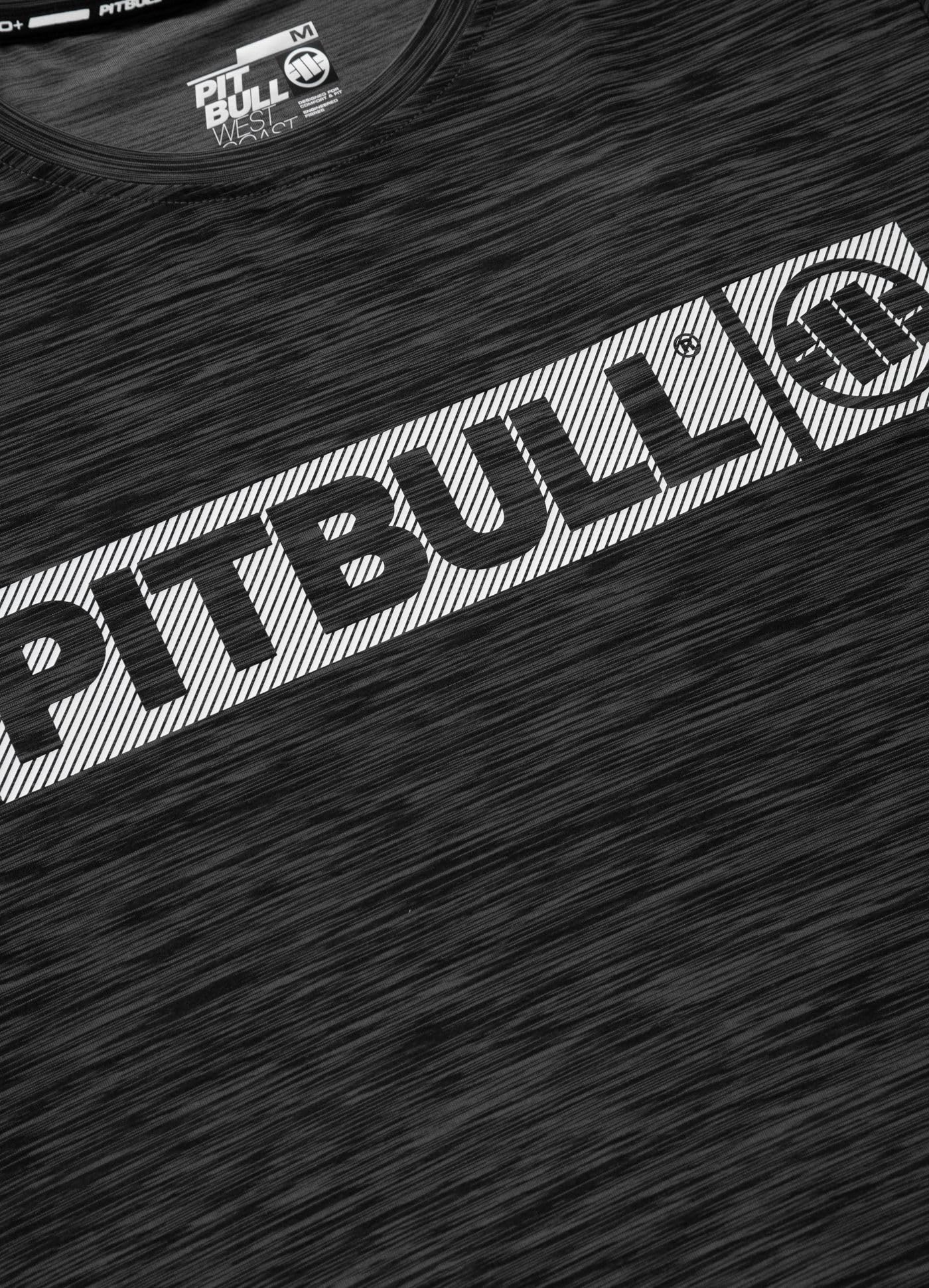 PITBULL Camiseta deportiva para hombre Hilltop Performance Pro+ 190 g/m², transpirable, de secado rápido, elástica, para fitness y entrenamiento, camiseta deportiva