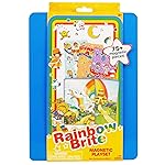 Rainbow Brite Magnetic Playset, 75 Characters & Accessories, Reusable Storage Tin and Play Scene, Fun Toddler Toys, Mess Free Travel Games & Road Trip Essentials, 4 Year Old Girl Birthday Gifts