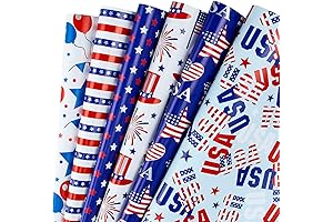 Memorial Day & 4th of July Trump Gift Wrapping Paper