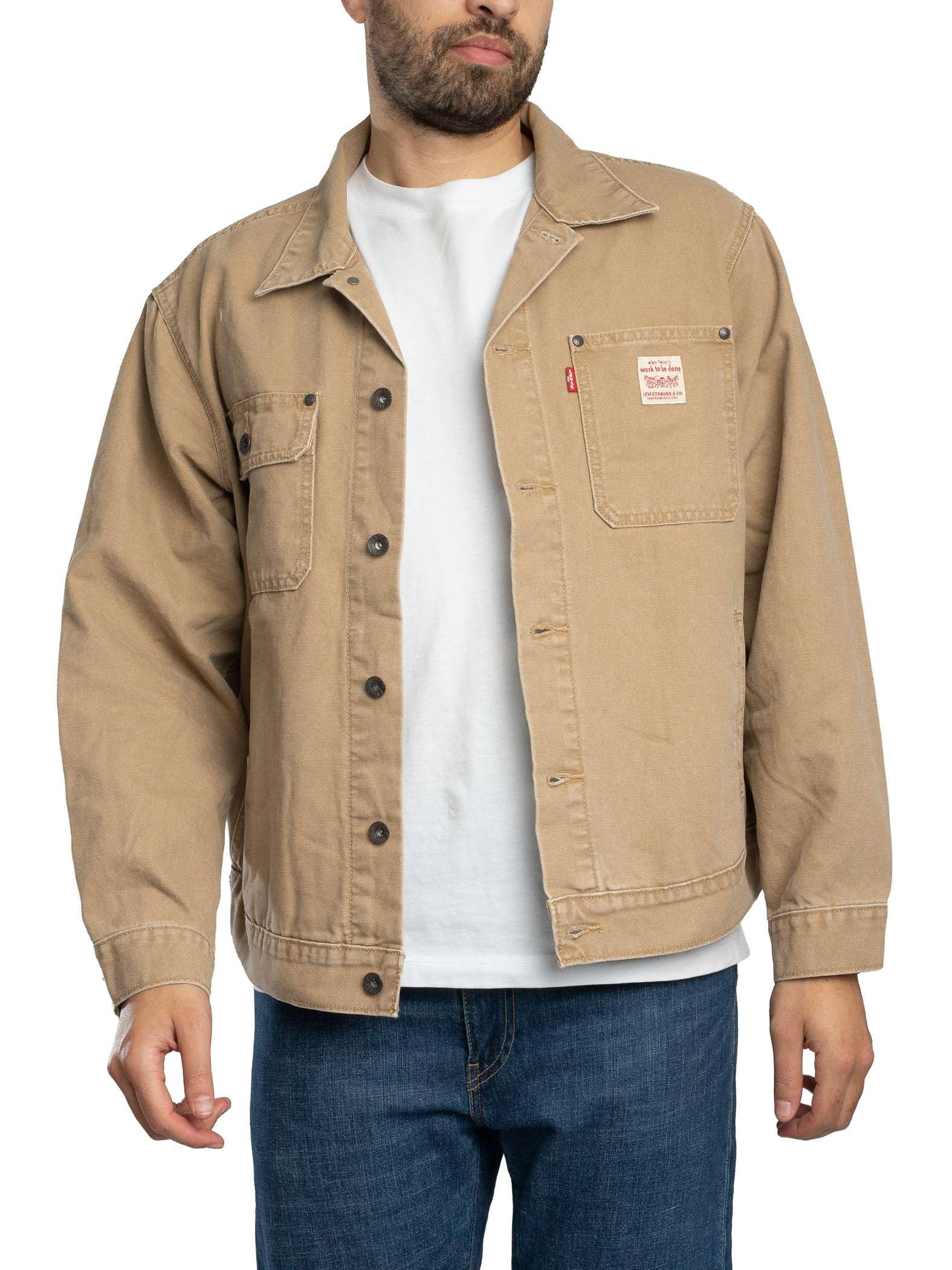 Levi's Men's Tigers Eye Sunrise Trucker Jacket, Xl